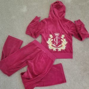 Juicy Couture Velvet Tracksuit, Sweatshirt&pants